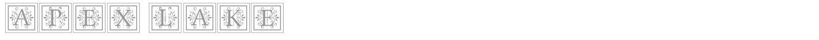 Apex Lake font preview
